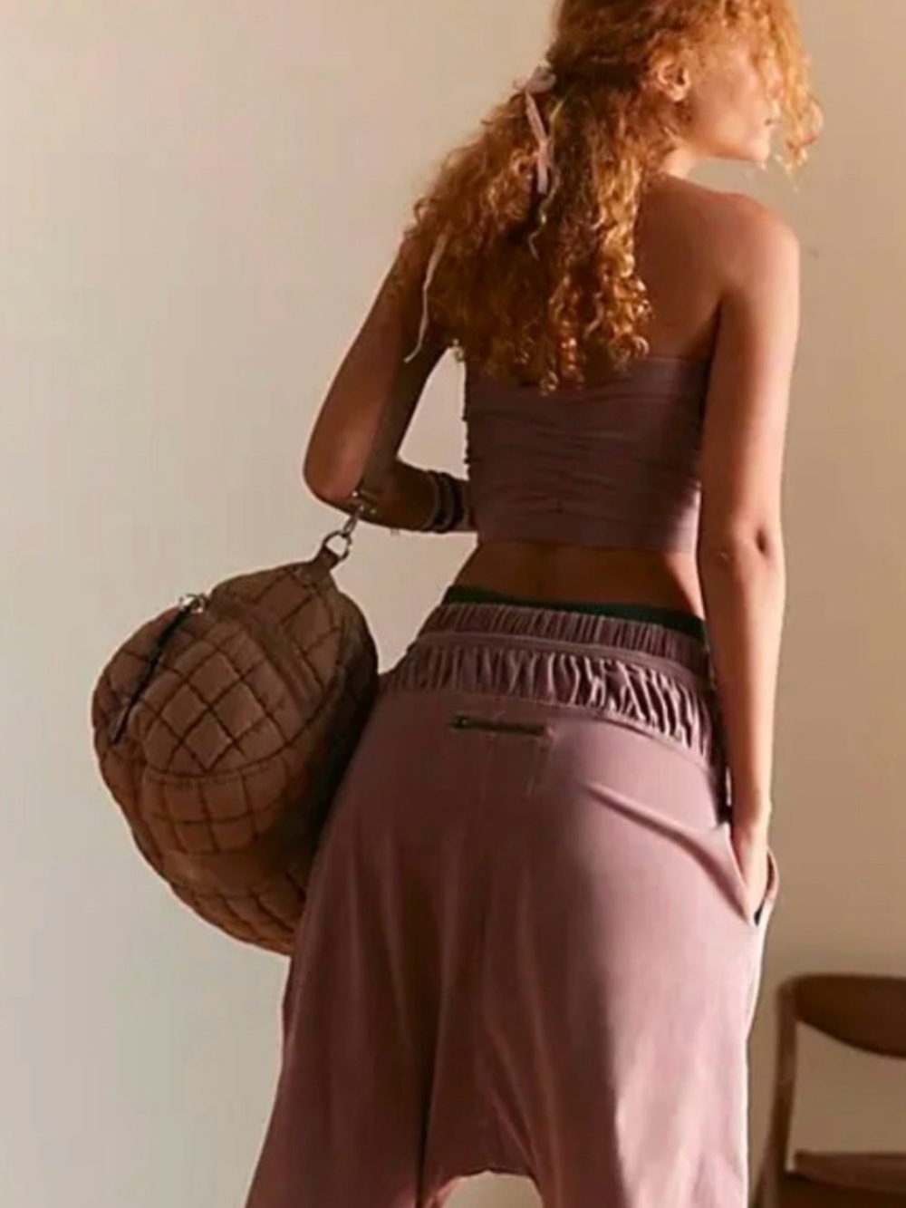 FP Movement by Free People Swish Set in Mauve Size S
